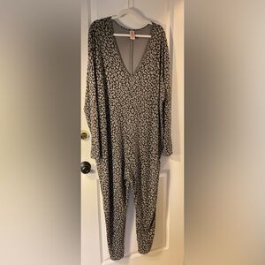 Smash + Tess Leopard Print Romper